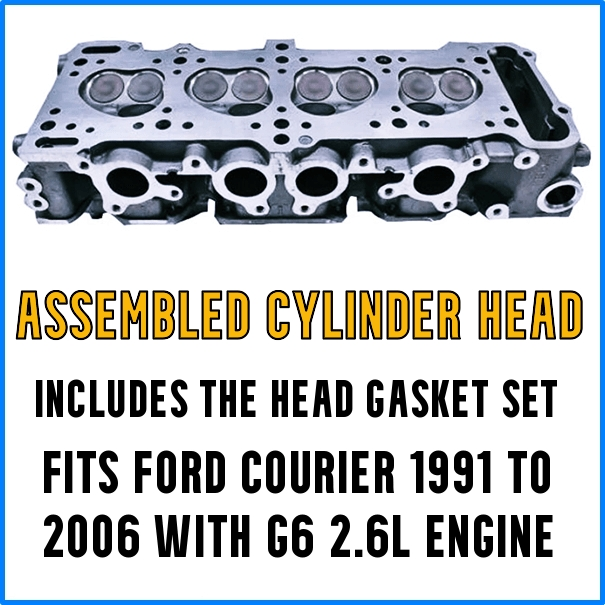 Ford Courier G6  Complete Cylinder Head - New Cylinder Heads