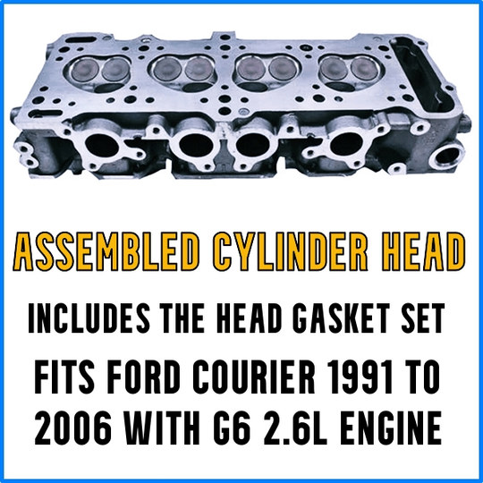 Ford Courier G6  Complete Cylinder Head - New Cylinder Heads