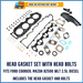 Ford Courier WLT Gasket Set with Bolts - New Cylinder Heads