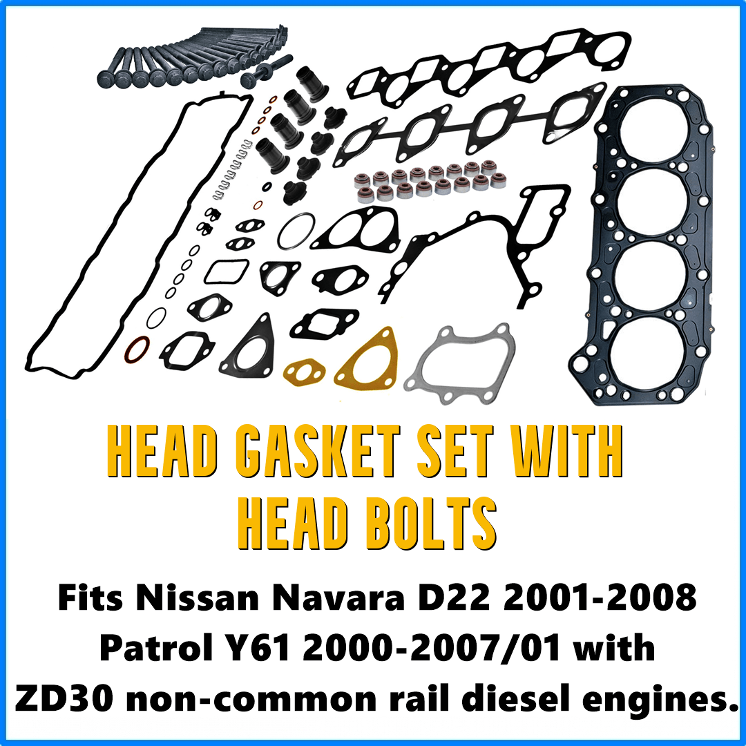 Nissan Navara Patrol ZD30 Non Common Rail Gasket Set