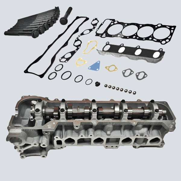 Toyota 2RZ assembled cylinder head