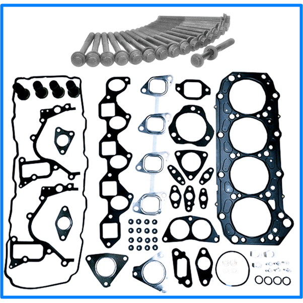 Nissan Navara Patrol ZD30 Non Common Rail Gasket Set - New Cylinder Heads